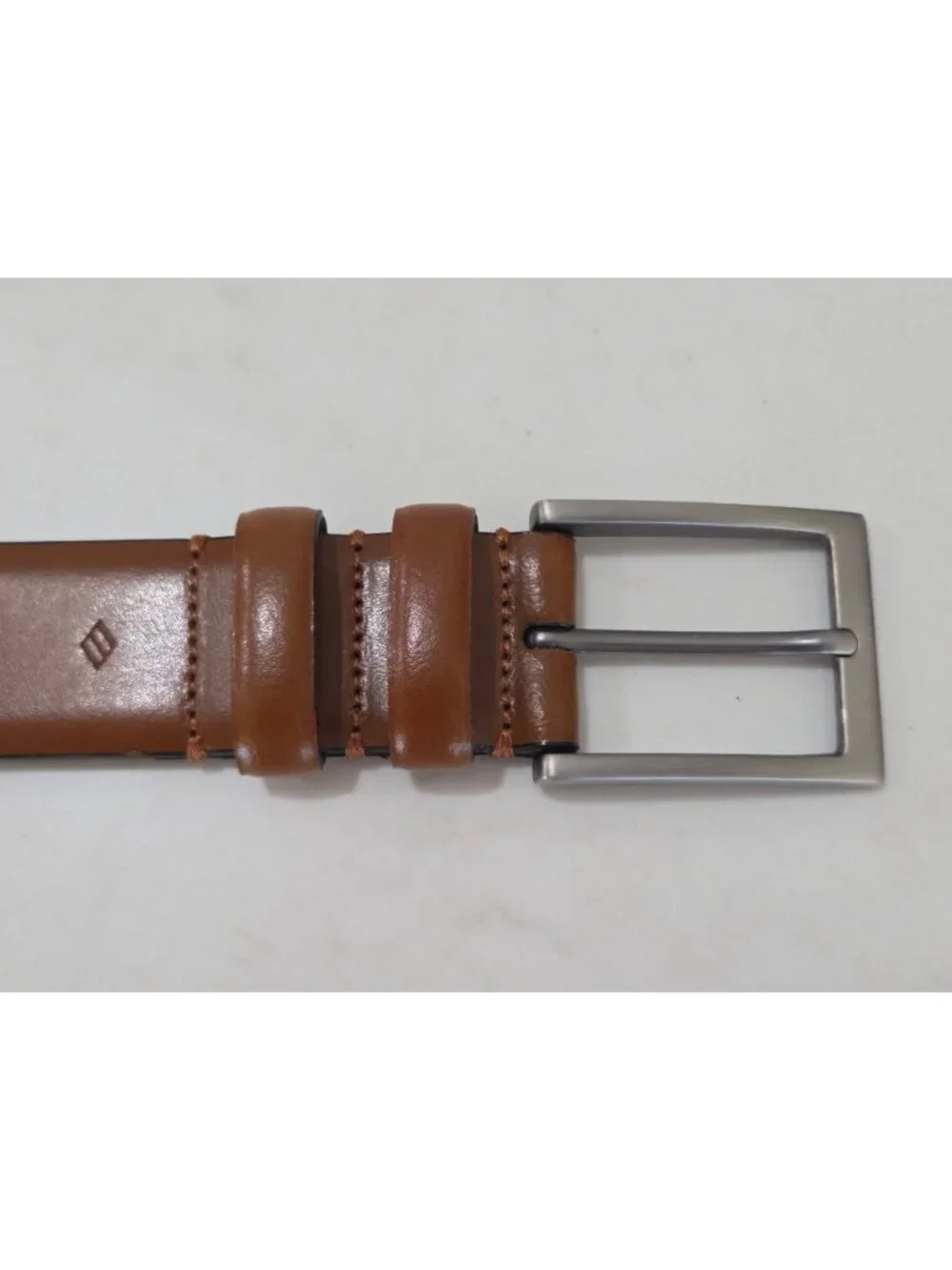 Joseph Abboud Mens Sz 32 Genuine Leather Belt Handcrafted In Italy Brown Classic